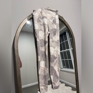 Marbled grey-white leggings, all in motion, XS